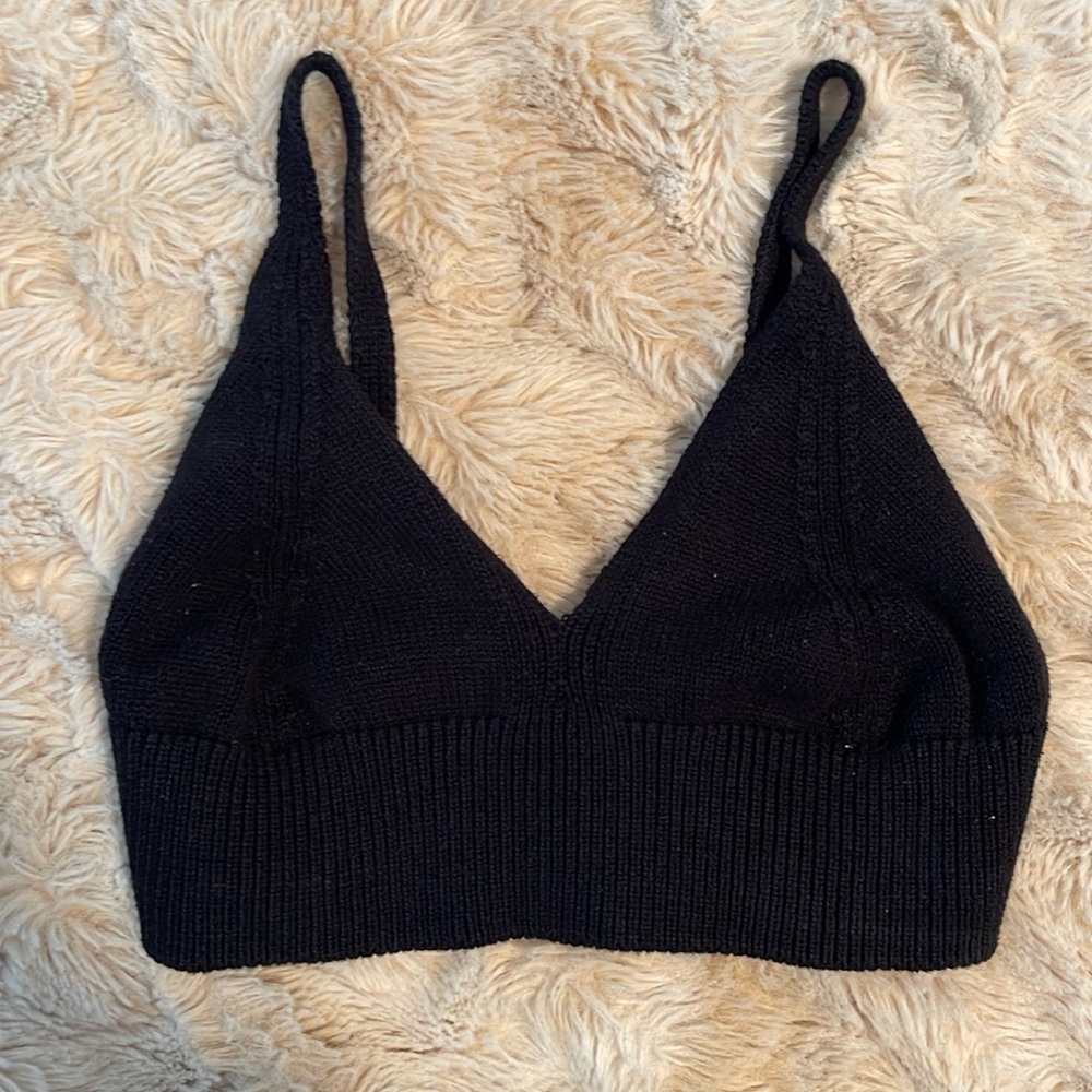 Anthropologie Knit Bra Top